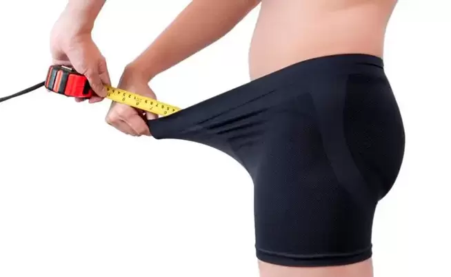 锻炼前测量阴茎增大